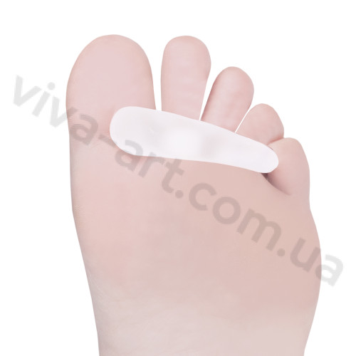 Подушечка из геля под пальцы стопы при молоткообразной деформации, размер на выбор, пара.